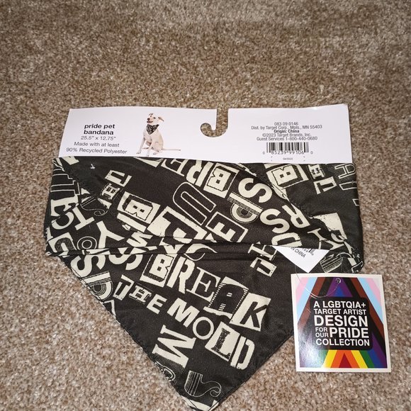 NEW Pride Speak Up Sidefocal Dog Bandana - Picture 5 of 7